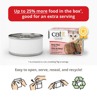 Catit Catit Cuisine Turkey Pâté with Chicken Liver & Pork Wet Cat Food
