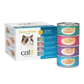 Catit Catit Divine Shreds Tuna in Jelly Multipack