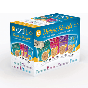 Catit Catit Divine Shreds Tuna Multipack Cat Food Topper