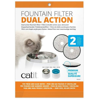 Catit Catit Dual Action Fountain Filter 2-Pack