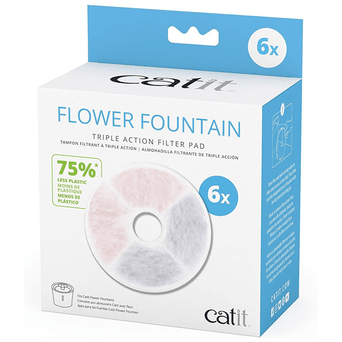 Catit Catit Flower Fountain Triple Action Filter Pads