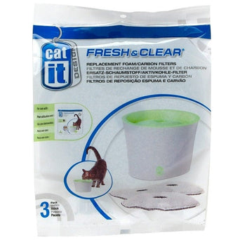 Catit Catit Fresh & Clear Replacement Foam/Carbon Filters
