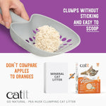 Catit Catit Go Natural! Pea Husk Lavender-Scented Clumping Cat Litter