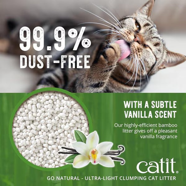 Catit Catit Go Natural! Ultra-Light Clumping Bamboo Cat Litter