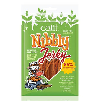 Catit Catit Nibbly Jerky Chicken & Fish Recipe Cat Treats