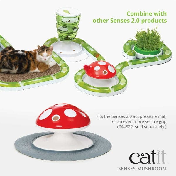 Cat It Senses 2.0 Mushroom Rood/ wit Cat It Senses 2.0 Mushroom Rood/ wit