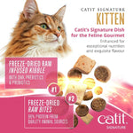 Catit Catit Signature Freeze-Dried Raw Nutrition Chicken Recipe Dry Kitten Food, 1.8kg