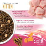 Catit Catit Signature Freeze-Dried Raw Nutrition Chicken Recipe Dry Kitten Food, 1.8kg