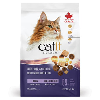 Catit Catit Signature Freeze-Dried Raw Nutrition Indoor Chicken Recipe Adult Dry Cat Food