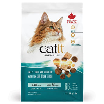Catit Catit Signature Freeze-Dried Raw Nutrition Senior Chicken Recipe Dry Cat Food
