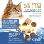 Catit Catit Signature Freeze-Dried Raw Nutrition Skin & Coat Ocean Fish Recipe Adult Dry Cat Food