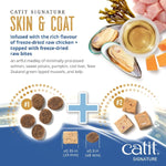 Catit Catit Signature Freeze-Dried Raw Nutrition Skin & Coat Ocean Fish Recipe Adult Dry Cat Food