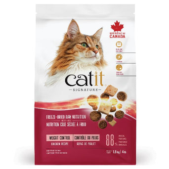 Catit Catit Signature Freeze-Dried Raw Nutrition Weight Control Chicken Recipe Adult Dry Cat Food