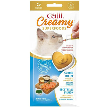 Catit Copy of Catit Creamy Superfood Salmon Recipe with Quinoa and Spirulina Cat Treat