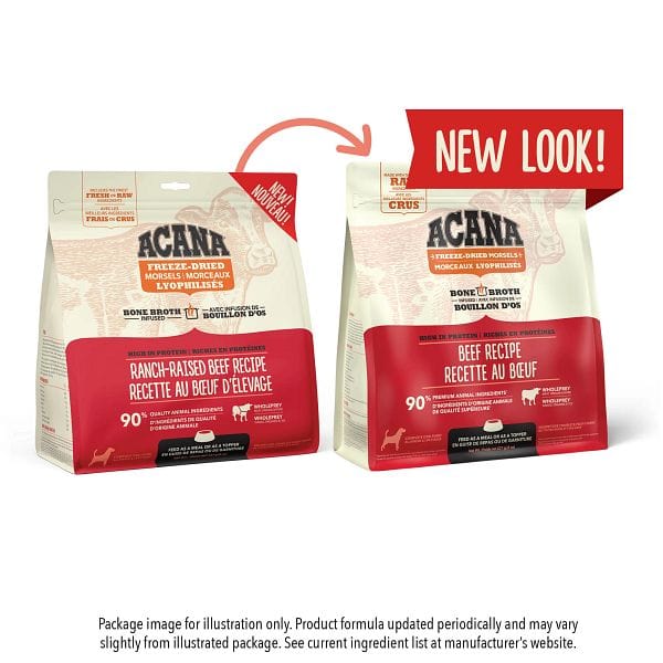 ACANA Beef Recipe Freeze Dried Dog Food Petland Canada