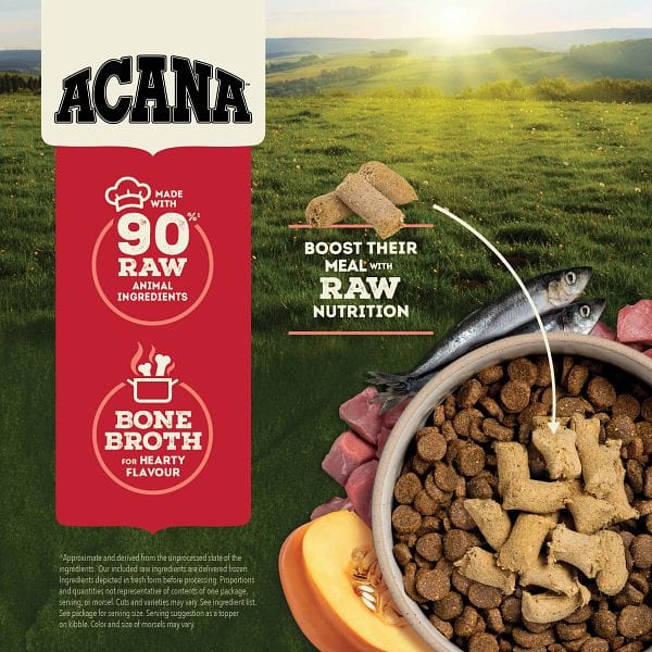 Champion Petfoods ACANA Beef Recipe Freeze Dried Dog Food, Morsels