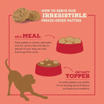 Champion Petfoods ACANA Beef Recipe Freeze Dried Dog Food, Patties