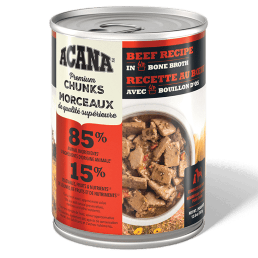 Champion Petfoods ACANA Beef Recipe in Bone Broth Canned Dog Food