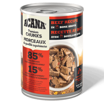 Champion Petfoods ACANA Beef Recipe in Bone Broth Canned Dog Food