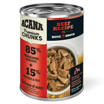 Champion Petfoods Acana Beef Recipe in Bone Broth Canned Dog Food