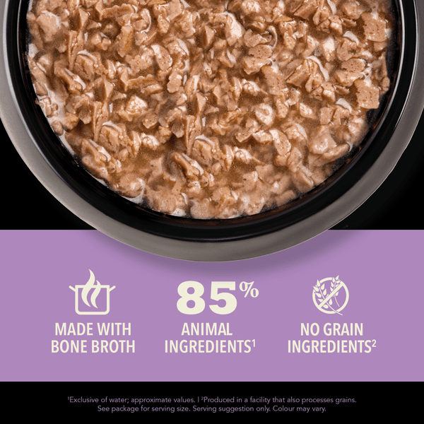Champion Petfoods ACANA Chunks in Broth Chicken & Salmon Kitten Recipe Canned Cat Food, 5.5oz