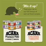 Champion Petfoods ACANA Chunks in Broth Salmon & Chicken Recipe Canned Cat Food, 5.5oz
