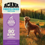 Champion Petfoods ACANA Duck Recipe Freeze Dried Dog Food, Patties