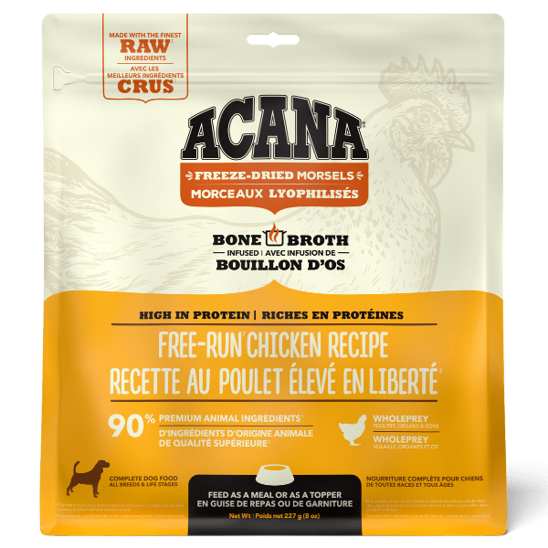 Champion Petfoods ACANA Free-Run Chicken Recipe Freeze Dried Dog Food