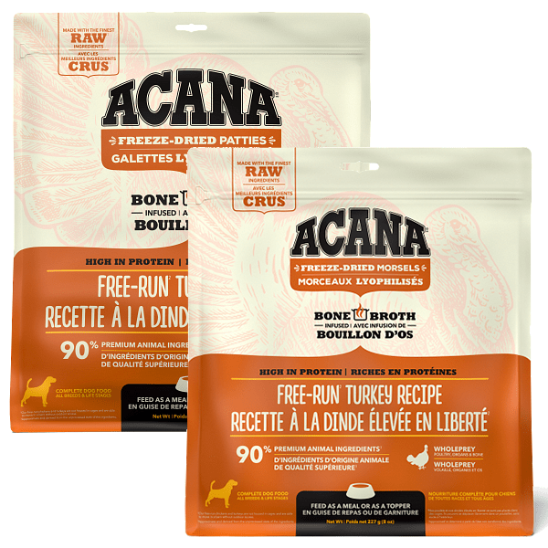Acana freeze dried deals
