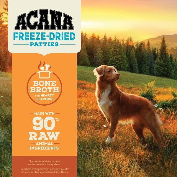 Champion Petfoods ACANA Free-Run Turkey Recipe Freeze Dried Dog Food, Patties