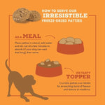 Champion Petfoods ACANA Free-Run Turkey Recipe Freeze Dried Dog Food, Patties