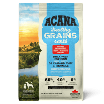 Champion Petfoods ACANA Healthy Grains Duck with Pumpkin Recipe Dry Dog Food