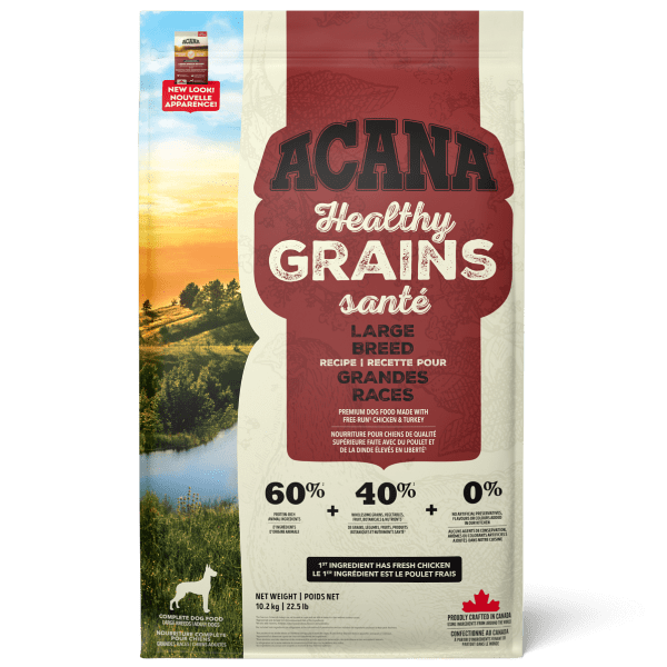 ACANA Healthy Grains Large Breed Recipe Dry Dog Food 10.2kg
