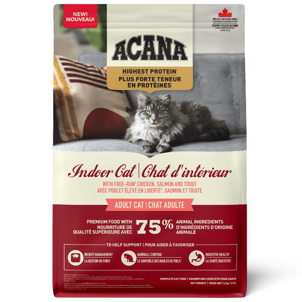 Champion Petfoods ACANA Highest Protein Indoor Cat Dry Cat Food, 1.8 kg