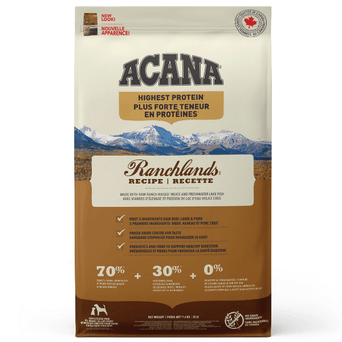 Champion Petfoods ACANA Highest Protein Ranchlands Recipe Dry Dog Food
