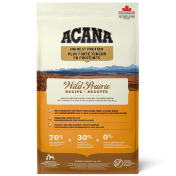Champion Petfoods ACANA Highest Protein Wild Prairie Recipe Dry Dog Food
