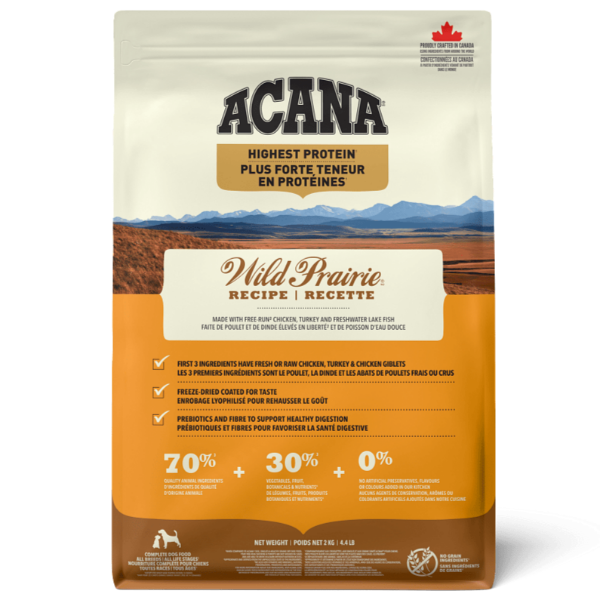 Champion Petfoods ACANA Highest Protein Wild Prairie Recipe Dry Dog Food