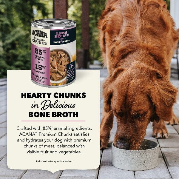 Champion Petfoods Acana Lamb Recipe in Bone Broth Canned Dog Food