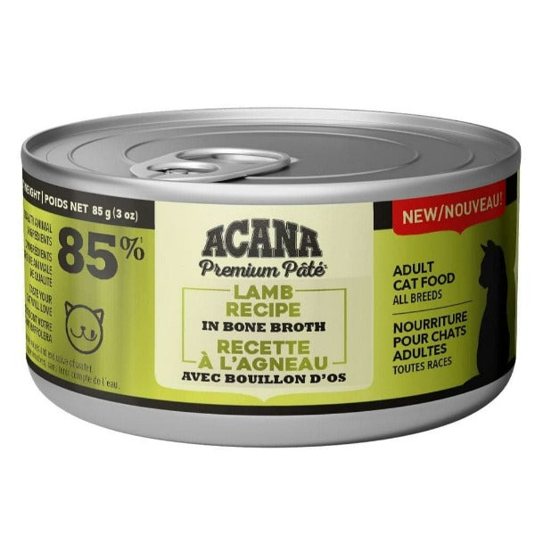 Champion Petfoods Acana Premium Pate Lamb Recipe Canned Cat Food, 3oz