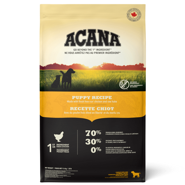 Champion Petfoods Acana Puppy Recipe Dry Dog Food