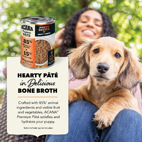Champion Petfoods Acana Puppy Recipe in Bone Broth Canned Dog Food
