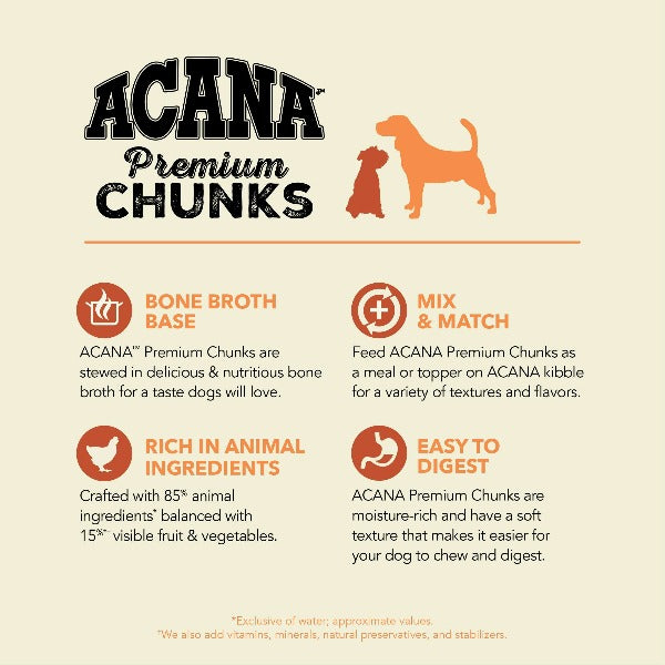 Champion Petfoods Acana Puppy Recipe in Bone Broth Canned Dog Food
