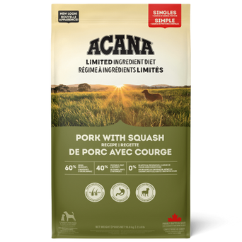 Champion Petfoods ACANA Singles Pork with Squash Recipe Dry Dog Food