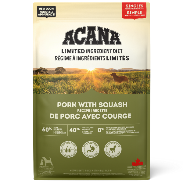 Pork and hot sale squash dog food