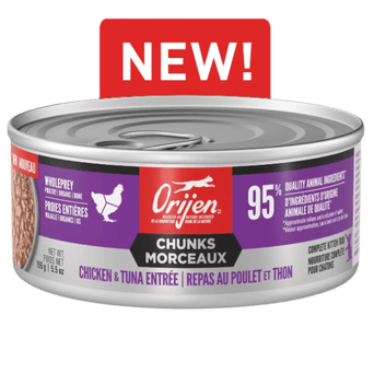 Champion Petfoods Orijen Chicken & Tuna Chunks Entrée Canned Kitten Food, 5.5oz