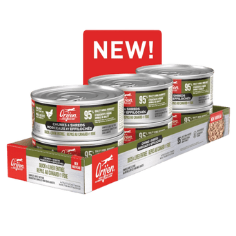 Champion Petfoods Orijen Duck & Chicken Chunks & Shreds Entrée Canned Cat Food, 5.5oz