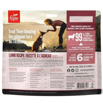 Champion Petfoods Orijen Lamb Recipe Freeze-Dried Dog Treats