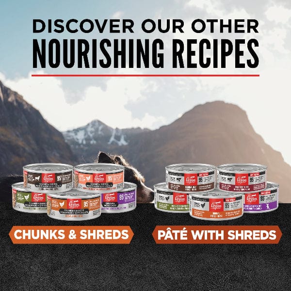 Champion Petfoods Orijen Original Chunks & Shreds Entrée Canned Cat Food, 5.5oz