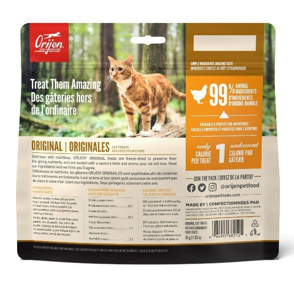 Champion Petfoods Orijen Original Freeze-Dried Cat Treats