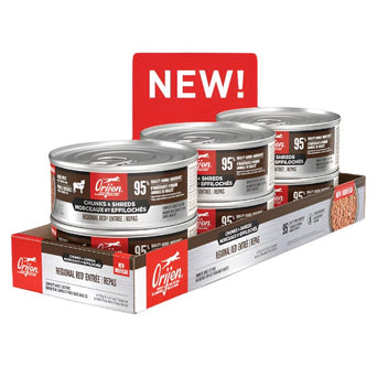 Champion Petfoods Orijen Regional Red Chunks & Shreds Entrée Canned Cat Food